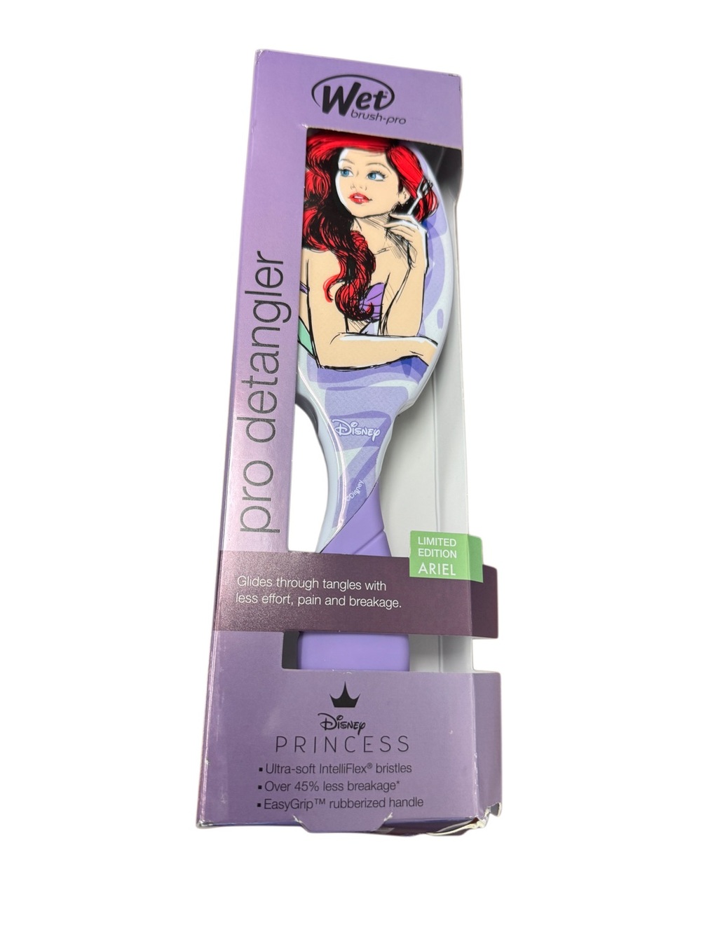 Wet Brush Pro Detangler Disney Ariel Limited Edition NIB